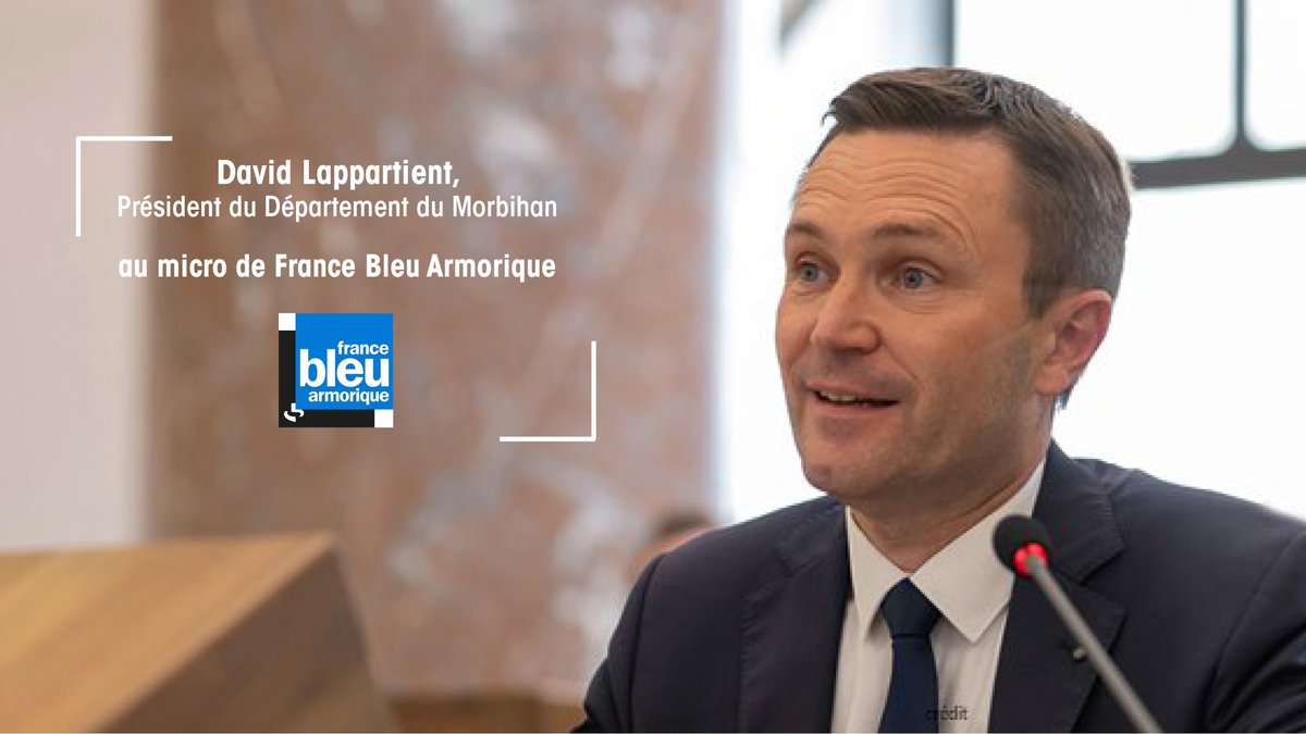 morbihan_fr's tweet photo. #Podcast 🎙️David Lappartient, Président du @morbihan  s'est exprimé ce matin au micro de France @bleuarmorique  sur le dispositif inédit d'aide aux aidants mis en place par le Conseil départemental ➡️https://t.co/5qoc6v0X18  #aideaurépit #autonomie #apa https://t.co/3CbYIC8TmG