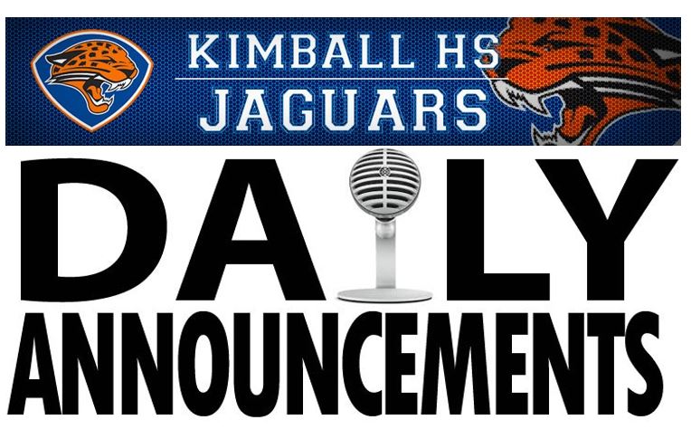 Daily Announcements:  kimballhigh.tracy.k12.ca.us/.../daily-stud…...