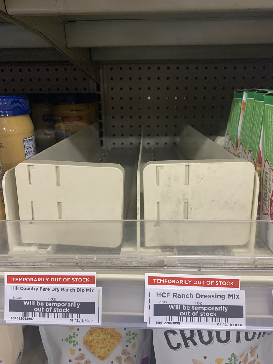 Hey <a href="/HEB/">H-E-B</a> these have been unavailable for months. Are they coming back? (I hope! The accidentally vegan ranch dip makes the yummiest dressing)
