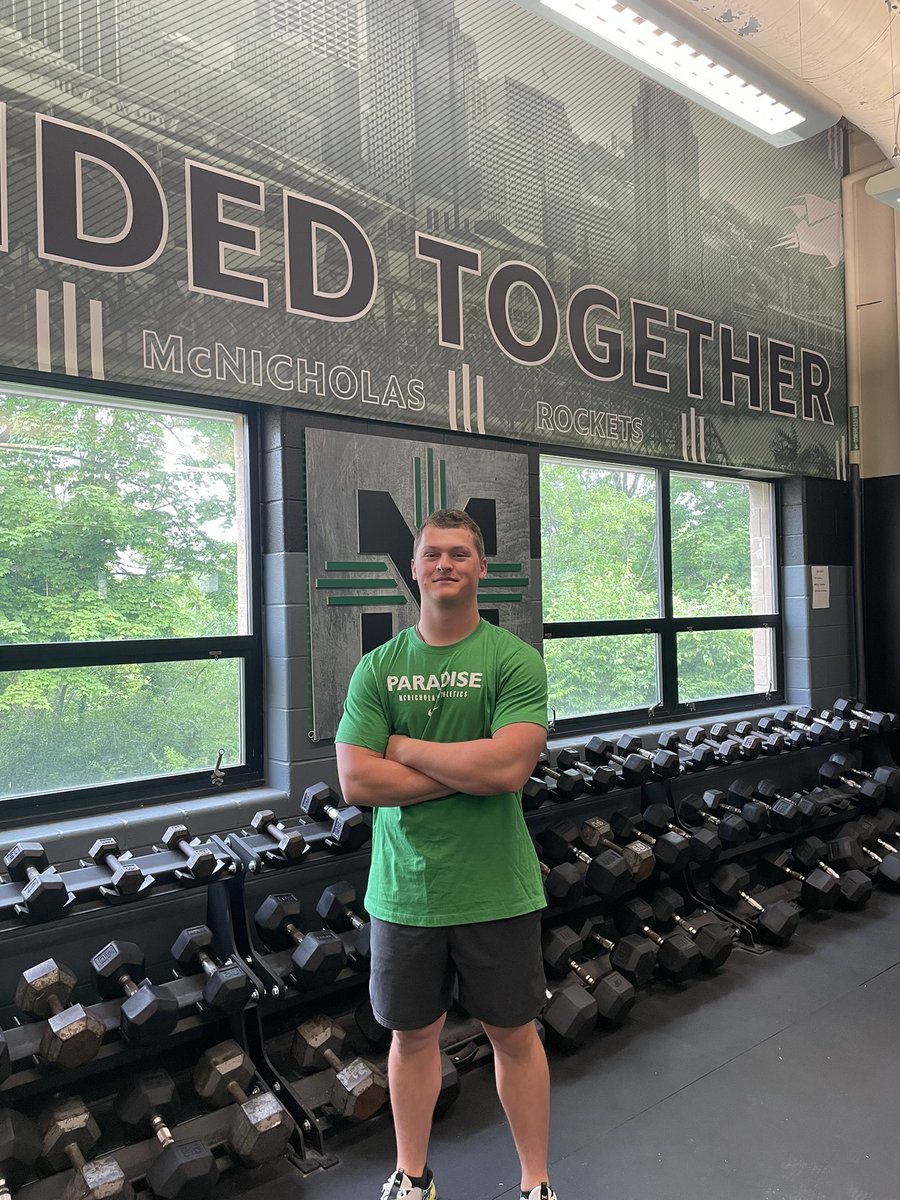 CollopyPete's tweet photo. Please welcome one of our new student interns, Lucas Metcalfe! He’s currently an undergrad student at Ohio Northern studying Strength &amp; Conditioning. Today is his first day! He’s going to help us have a huge summer! 
@lucasmetcalfe2 @ONUSCEd https://t.co/TSszrCi1LL