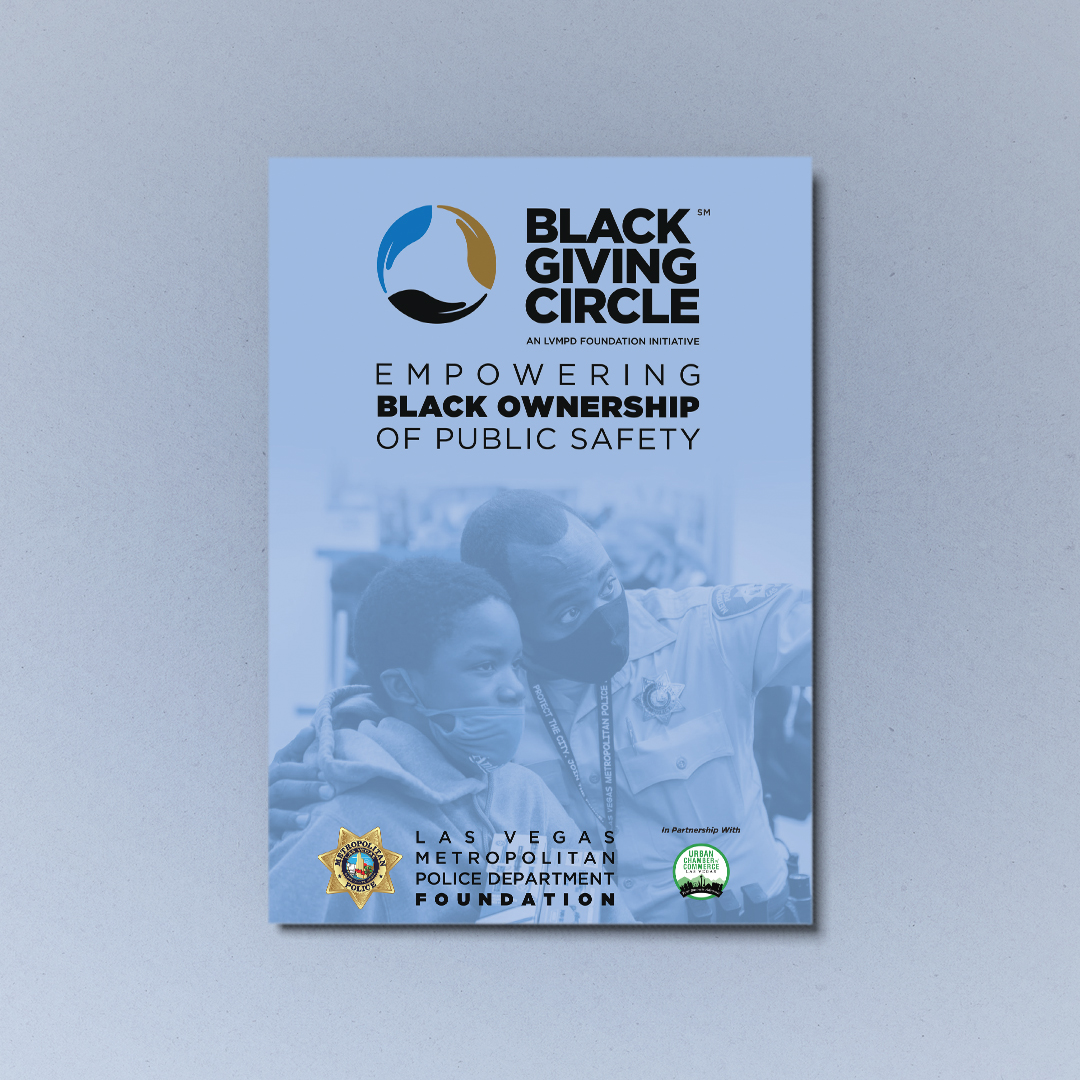 QuillinLV's tweet photo. Black Giving Circle is a partnership between the @LVMPDFoundation and the  @UrbanChamber. 

We developed this membership brochure and branding sticker for books donated to a local school, courtesy of LVMPD Foundation and Anthem Blue Cross Blue Shield. https://t.co/qMIjUsqoHc