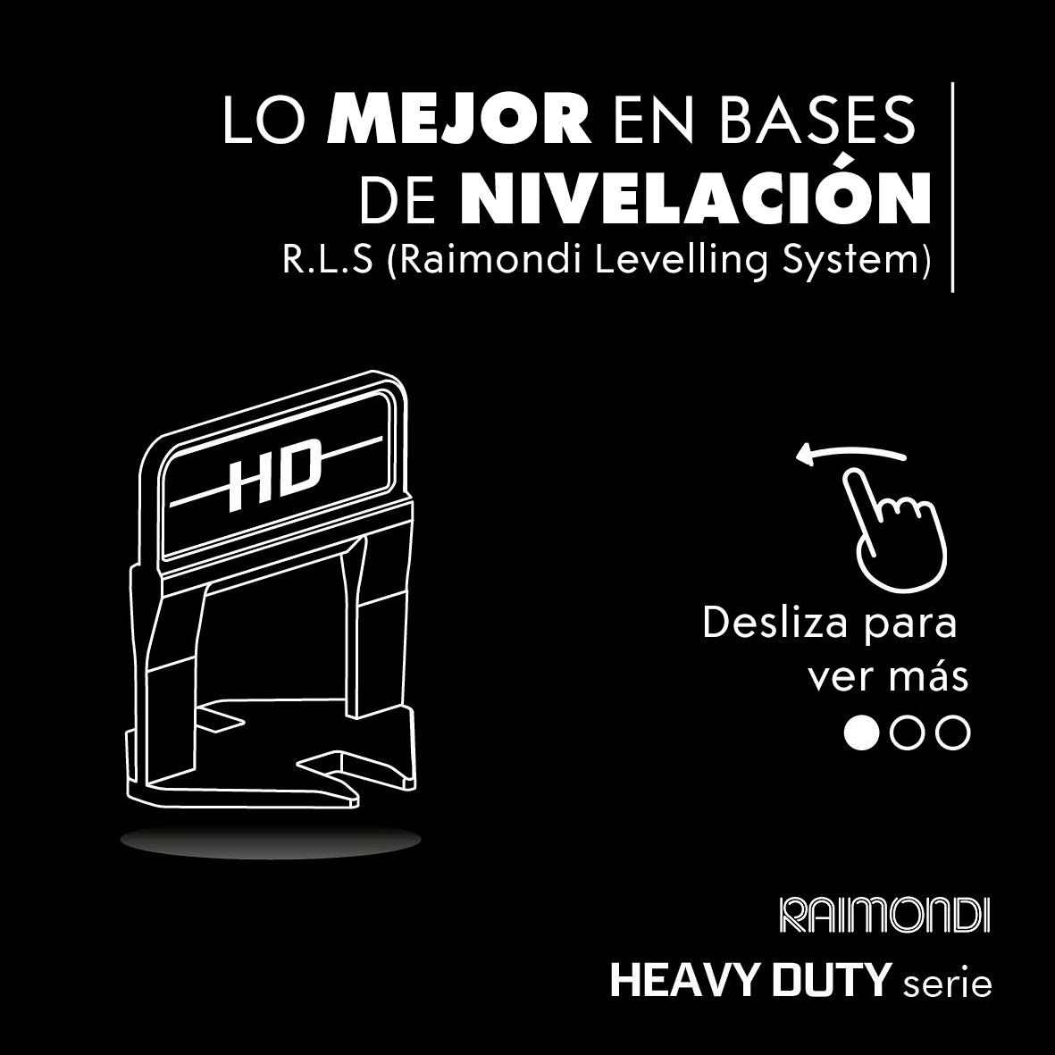 RaimondiSpain's tweet photo. ✅Las bases de nivelación Heavy Duty de #Raimondi, con más resistencia a la tracción, mejor rendimiento y más fáciles de usar, capaces de nivelar sin problemas incluso las baldosas más pesadas. Encuéntralas aquí 🛒ℹ️ https://t.co/J9mrfPO6xA

#raimondispain #alicatado #cerámica https://t.co/tIdIfOqv7e