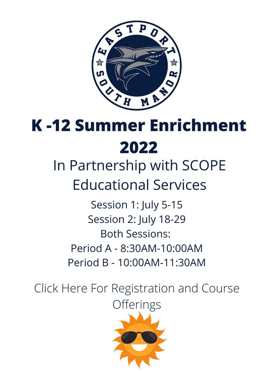 EastportSouth Manor Central School District esm_csd Twitter Profile