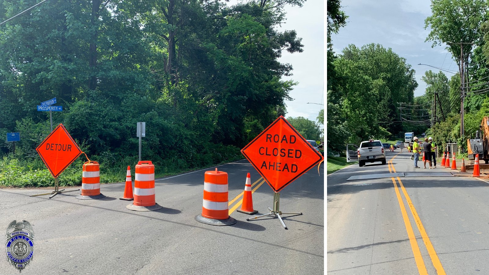 Fairfax County Police בטוויטר "Prosperity Ave is closed between