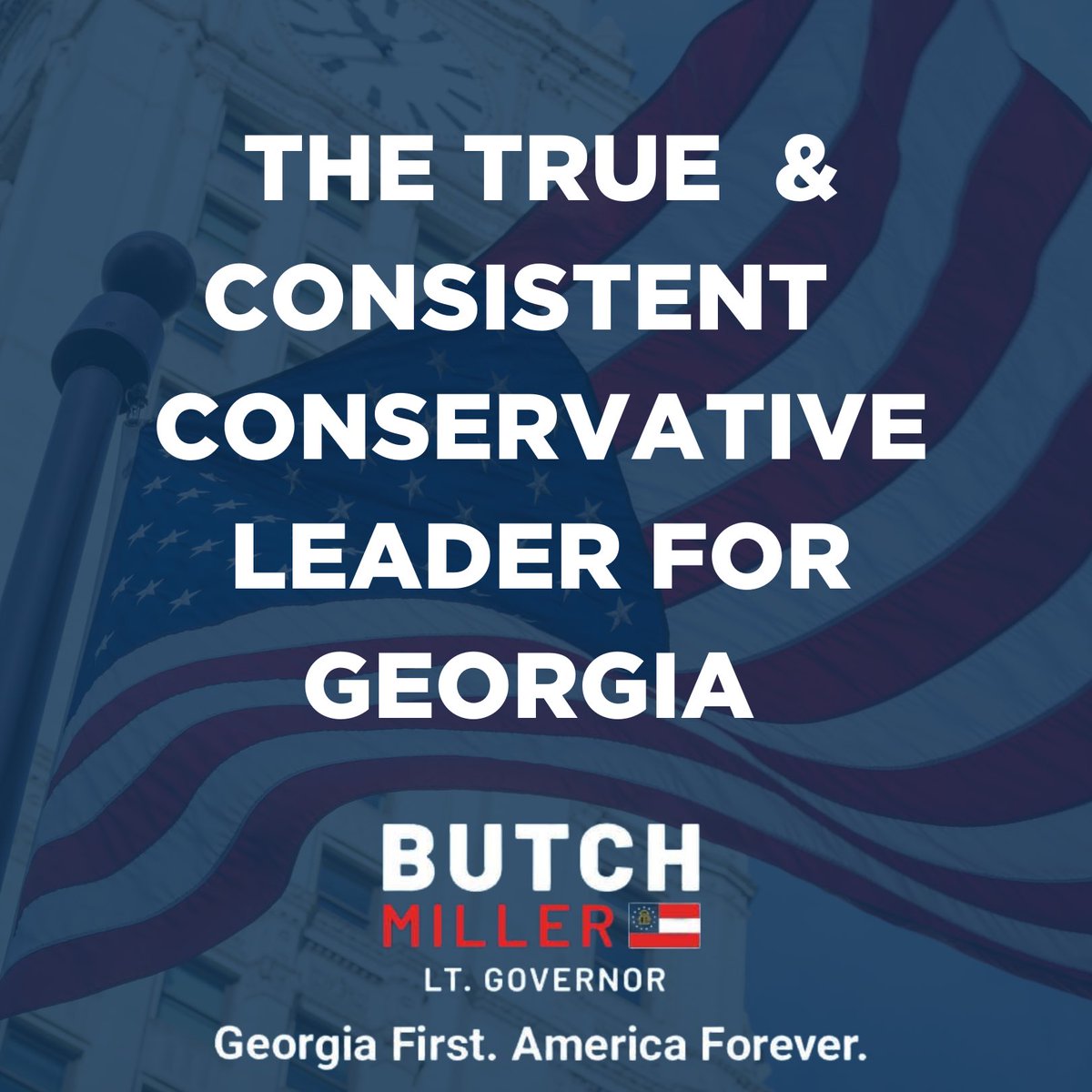 I’ve stayed true to my values and I’ve consistently done what I said I was going to do. I hope you will choose me tomorrow to lead Georgia as the next LG.