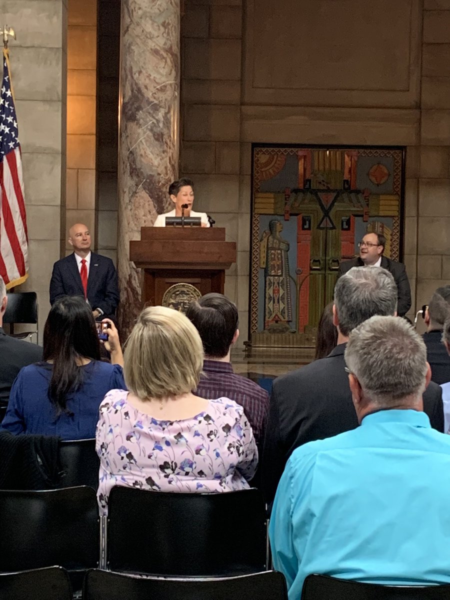 NDE_News's tweet photo. There is a special speaker today. The CEO of ACT is here recognizing these tremendous students. She would like to also thank the teachers that worked very hard through all the challenges the past few years to support these students. #PerfectACT https://t.co/BbI0IOl3K2