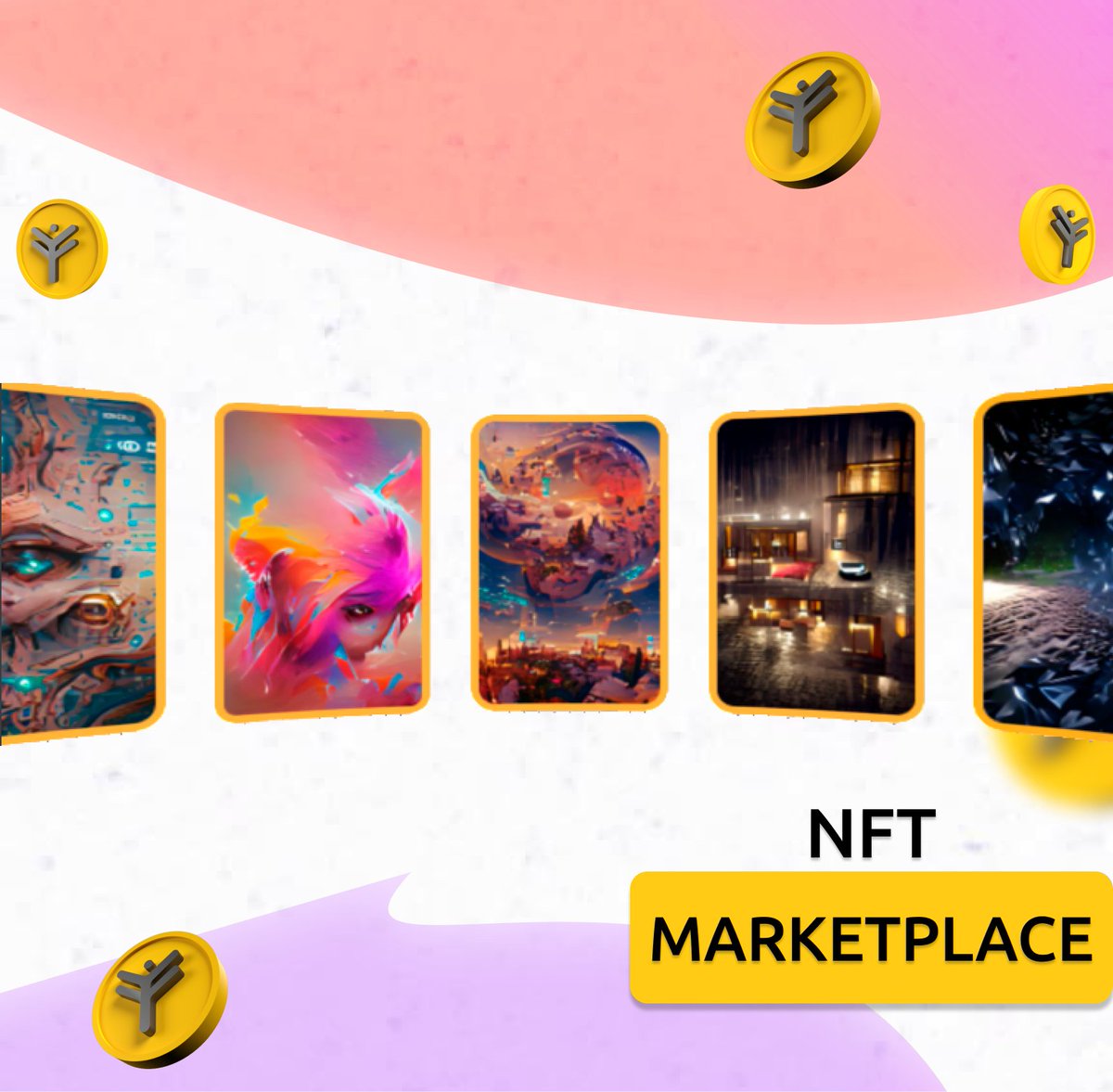 The opportunity to create your NFTs on the IZX platform. That day is very near, when any creator, inventor will be able to save his object in NFT format directly on our platform. All you need to do is upload your object to the platform. The platform will create the token itself.