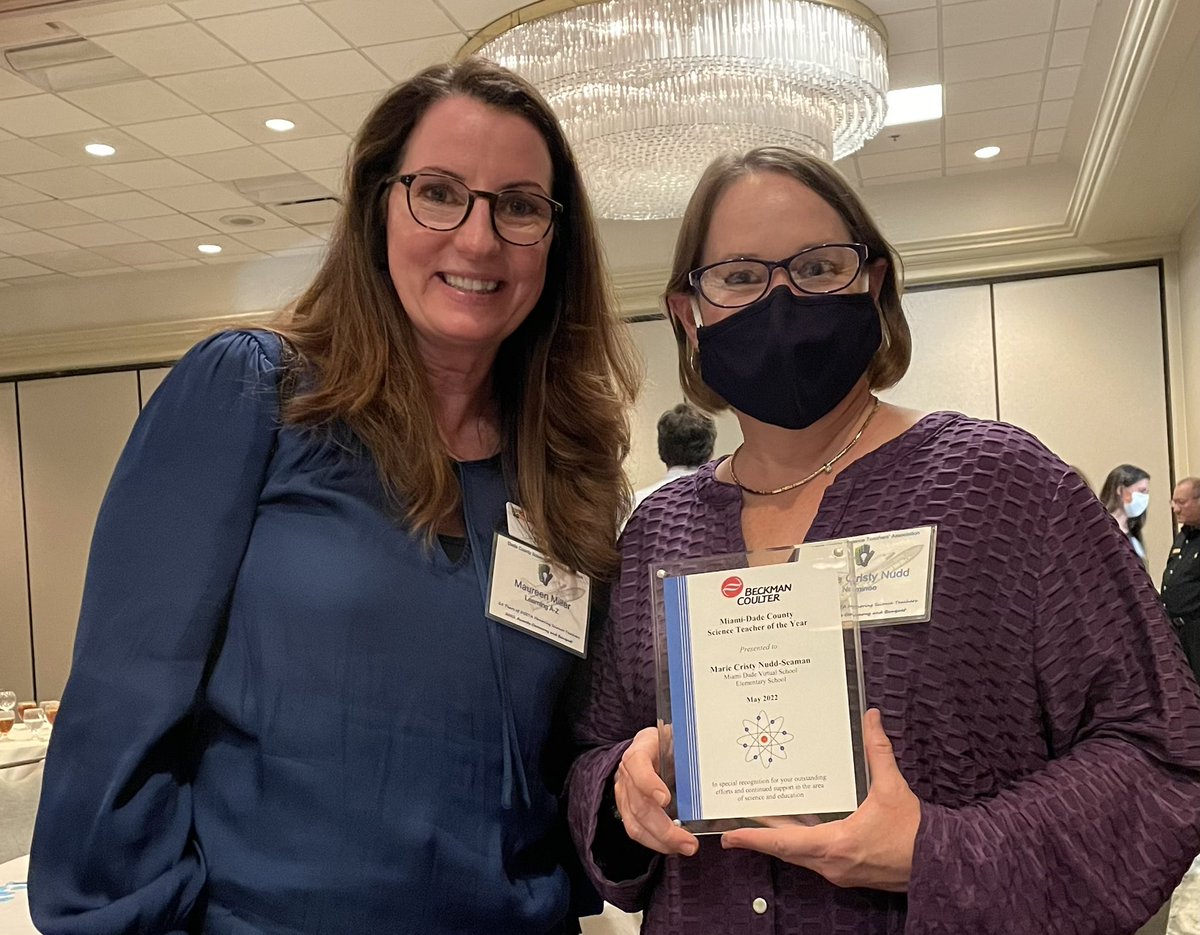 Maureen_LAZ's tweet photo. Congratulations to all 2022 MDCPS Elementary Science TOY nominees, and winner Ms. Nudd-Seaman! ⭐️ @LearningAtoZ is proud to support @DCSTAteachers! #scienceatoz #scienceandliteracy @MDCPSSci @MDCPSSTEAM @MDVirtualSchool https://t.co/xLQMzmHREm