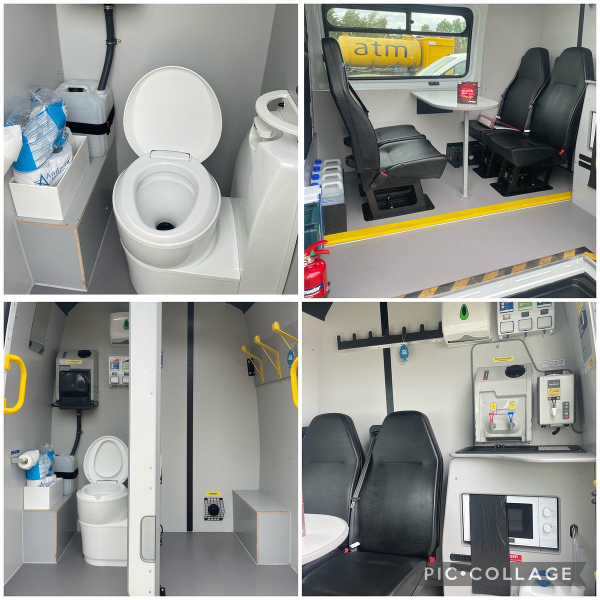 M1Welfare's tweet photo. Welfare Van sanitation service carried out for @ATMLtd toilet waste removed cleaned and sanitised https://t.co/t6vxgeiobl