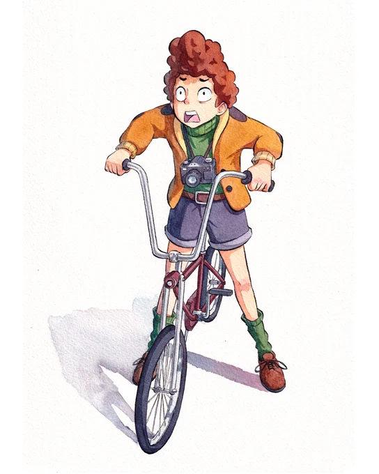 Character commission for an animated show project. That's was interesting to work on a different type of character than what I usually do 