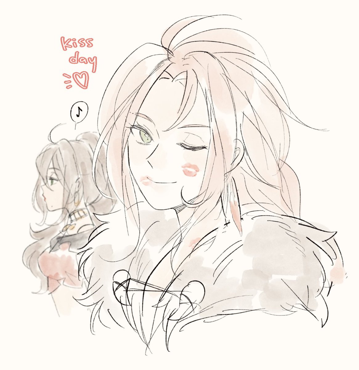 「#キスの日💋 」|princey @ 🇯🇵 and solistiaのイラスト
