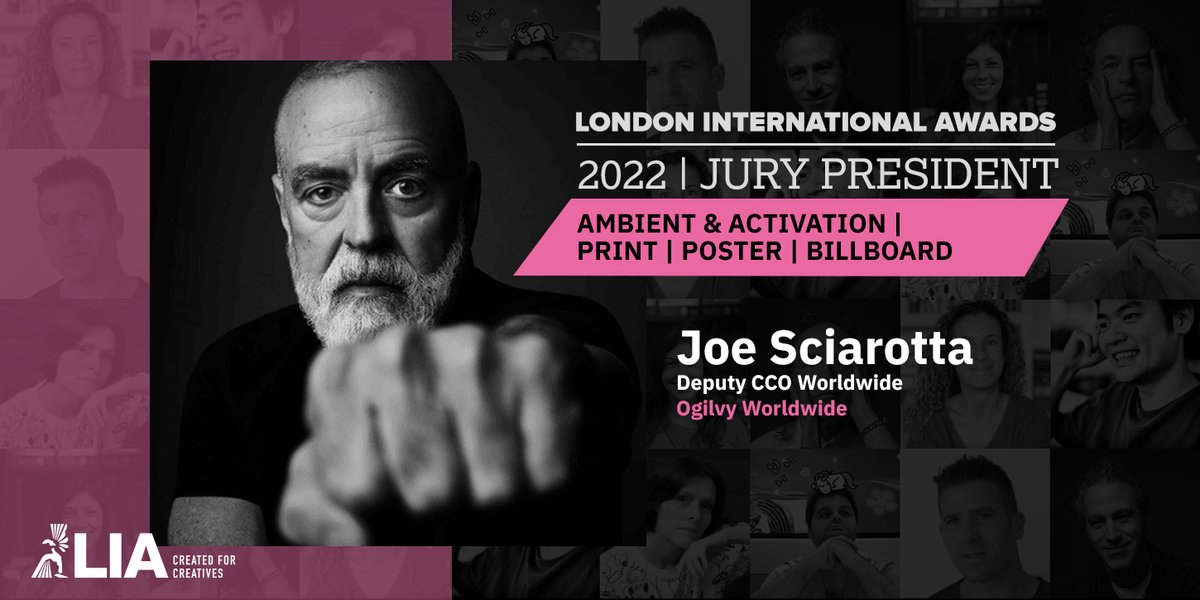 LIA Awards (@liaawards) on Twitter photo Meet this Jury! Jury President <a href="/jsciarrotta/">joe sciarrotta</a> Deputy CCO, worldwide <a href="/Ogilvy/">Ogilvy</a> worldwide! Click link below to see full jury. <a href="/crepesuzete/">Susana Albuquerque</a> <a href="/Denney_rich/">Richard Denney</a> <a href="/di_trolio/">Alejandro Di Trolio</a> <a href="/xolisadyeshana/">Xolisa Dyeshana</a> <a href="/zoe_d_k/">Zoe</a> <a href="/Lyranda/">Lyranda</a> #LIAawards #CreatedforCreatives #LIAJudging #Creativity #awards
liaawards.com/juries/jury/in… Meet this Jury! Jury President <a href="/jsciarrotta/">joe sciarrotta</a> Deputy CCO, worldwide <a href="/Ogilvy/">Ogilvy</a> worldwide! Click link below to see full jury. <a href="/crepesuzete/">Susana Albuquerque</a> <a href="/Denney_rich/">Richard Denney</a> <a href="/di_trolio/">Alejandro Di Trolio</a> <a href="/xolisadyeshana/">Xolisa Dyeshana</a> <a href="/zoe_d_k/">Zoe</a> <a href="/Lyranda/">Lyranda</a> #LIAawards #CreatedforCreatives #LIAJudging #Creativity #awards
liaawards.com/juries/jury/in…