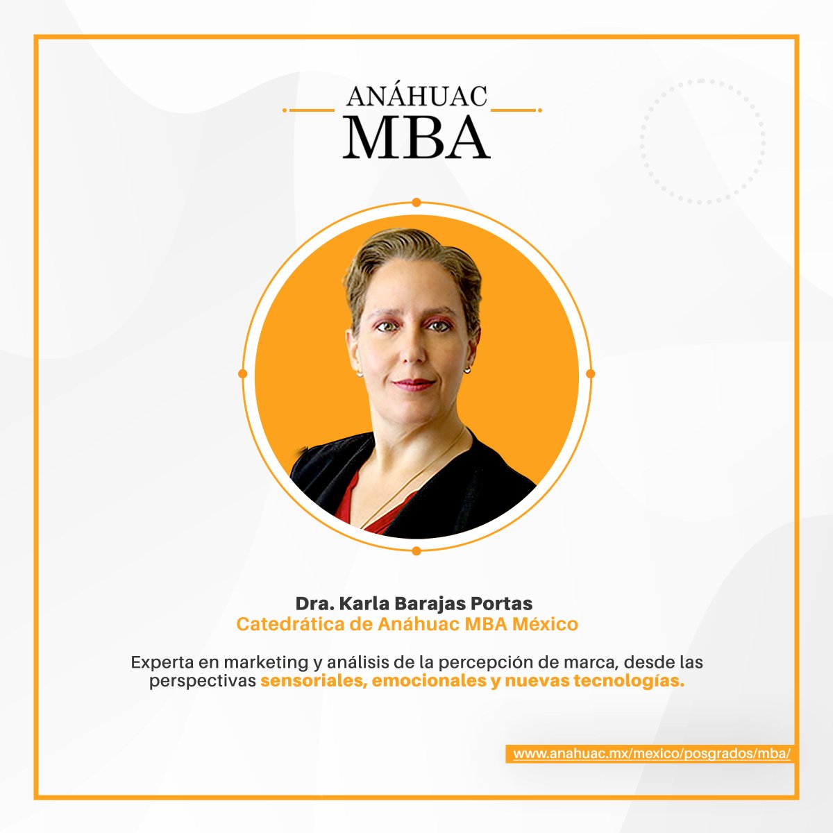 ¡Buenos días! ☀️ ¿Ya conoces a la Dra.<a href="/karlabarajas/">Karla Barajas</a>? Compártenos tus mejores experiencias con esta excelente miembro del claustro docente de #AnáhuacMBA! 👍

(Encuéntrala aquí si aún no la conoces 
➡️bit.ly/2R0cJmZ)

#SomosAnáhuacMBA #LaNuevaGeneracióndeDirectores