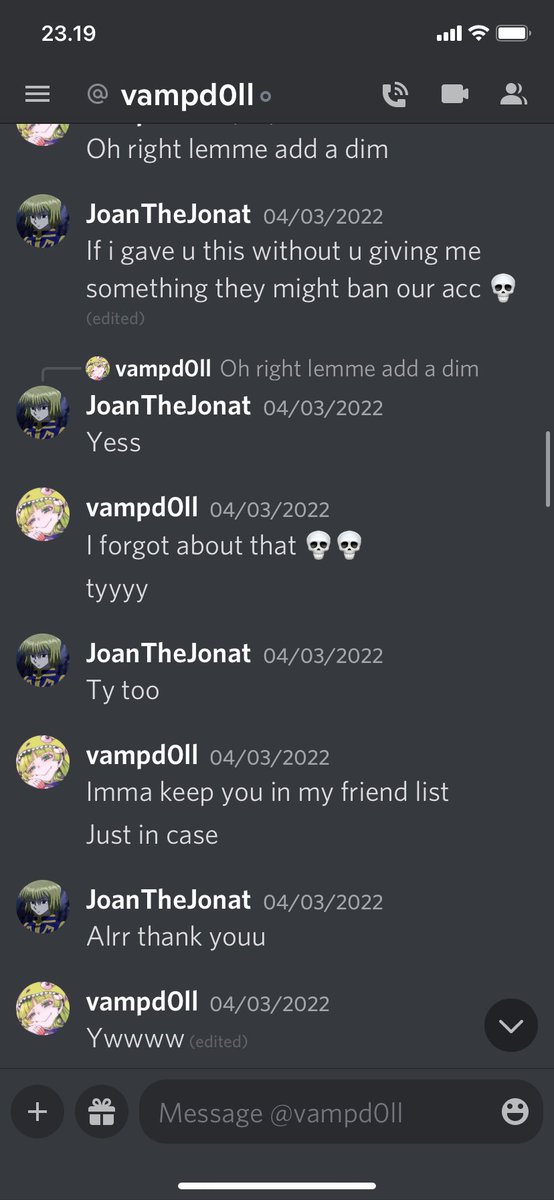 joan_jonat's tweet photo. 2nd (With the same person. Forgot to Screenshot our completed trade) https://t.co/fhKzROYHYd