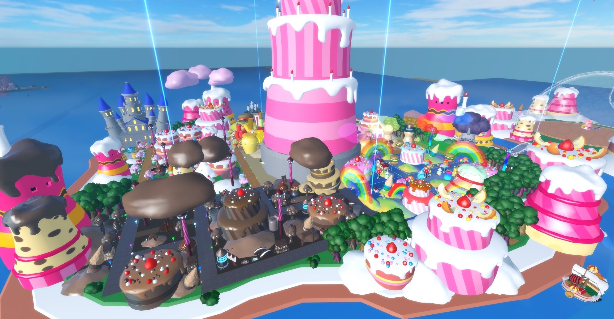 New CAKE ISLAND Location In Blox Fruit Roblox!!! 