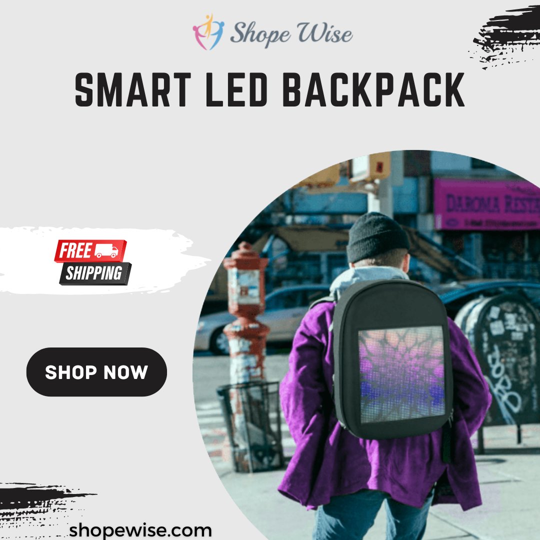 Shopewise_com's tweet image. The smart led backpack is perfect for students who need to stay connected while they study. It's got enough space to fit all of their books, plus a laptop or tablet.
Shop here: bit.ly/3sQ0Fs9
#smartledbackpack #leddisplay #backpack #bag #ledlighting #smartleddisplay