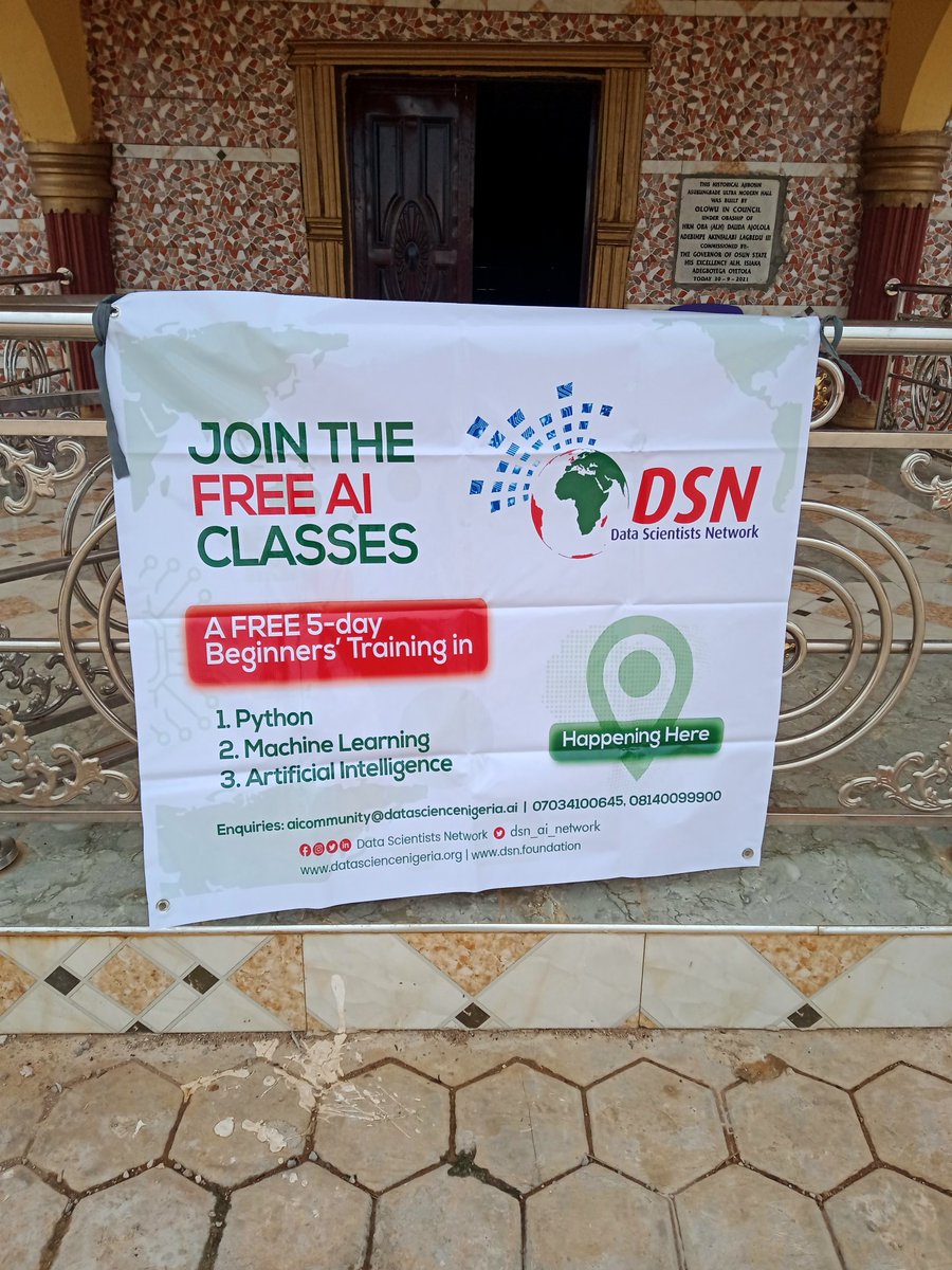 theaf_org's tweet photo. We have started our classes on Python, Artificial Intelligence and Machine Learning at The Akinfalabs Foundation, Orile Owu, in Osun state.
The idea is to introduce coding to them at a very young age, especially those at the rural areas. https://t.co/hBZexgJzF6