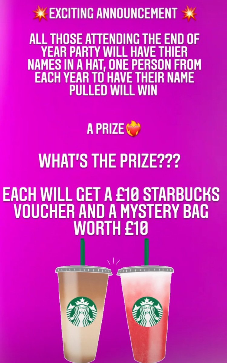 Grab your tickets and attend the end of year SLT party to be in with a chance of winning this amazing prize!!! 
ALL YEARS WELCOME! ONE PERSON FROM EACH YEAR TO WIN 💥❤️‍🔥
demontfortsu.com/events/14948/3…
