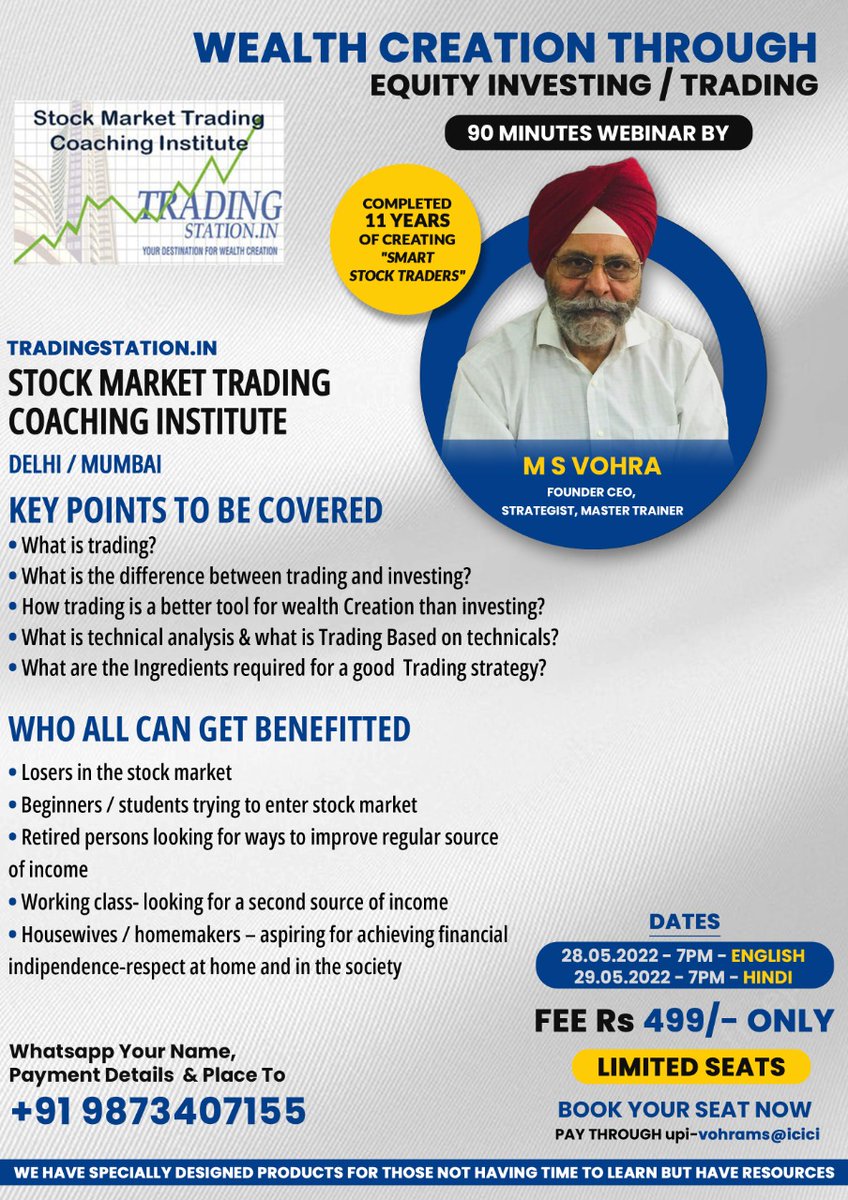 vohrams50's tweet photo. Understand #trading #investing
How to create wealth through #trading
Learn #technicalanalysis
What is a good #tradingstrategy
#stocktrading, #sharetrading, #stockmarkettrading, #sharemarkettrading, #tradingstrategies, #stocktradingstrategies, #sharetradingclasses, https://t.co/Df4mlDJEL4