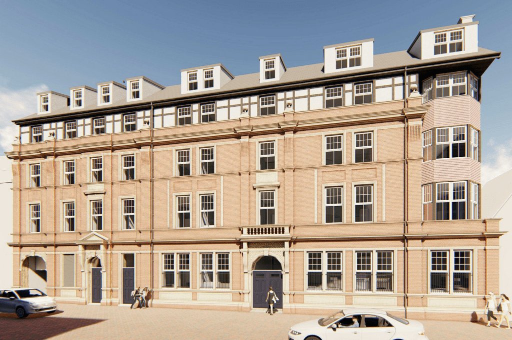 blues_fis's tweet photo. We are delighted to be working with Kestral Construction once again on their Bay Chambers Development for @CadwynHA 

We will be carrying out the passive fire protection works on this refurbishment, which will create 44 apartments.

#bluesfis #fireprotection #construction https://t.co/n69NvH05ZU