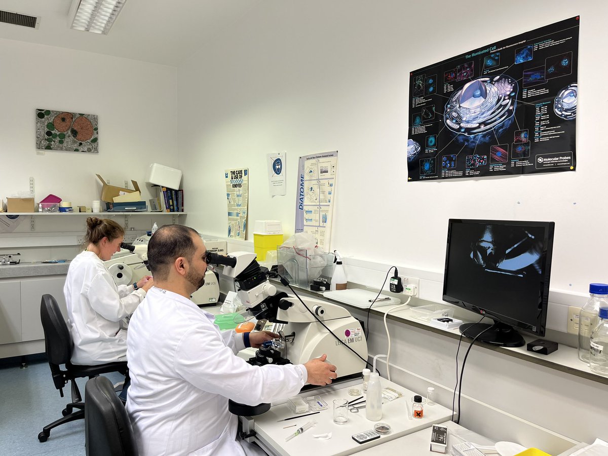 Abdn_Micro's tweet photo. Our @LeicaMicro UC6 and UC7 being put to good use today during this morning’s training session #abdnmicro #ultramicrotome #corefacility https://t.co/rWgCd21gNs