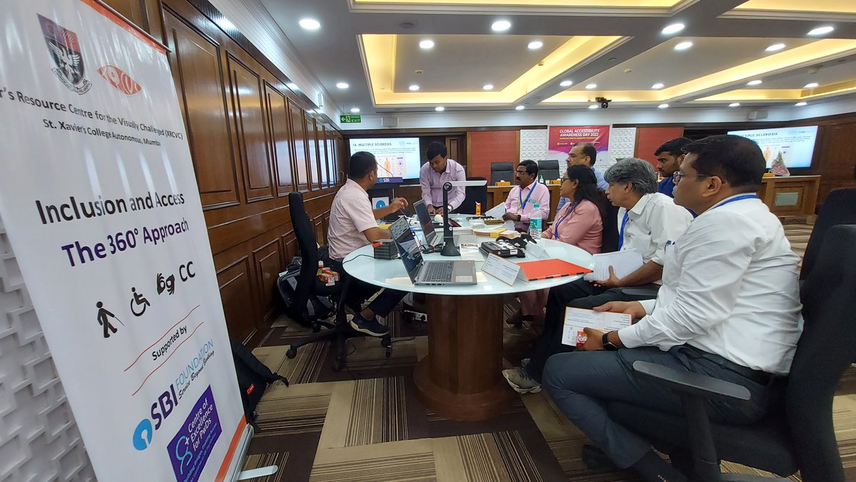 XRCVC's tweet image. On the occasion of #GAAD.
SBI Foundation Centre of Excellence for PwDs organized Global Accessibility Awareness Day 2022: Introduction to Assistive Technology on 19th May 2022.

#XRCVC conducted an &apos;Introduction to Assistive Technology&apos; workshop of Visually Challenged.

1/n...