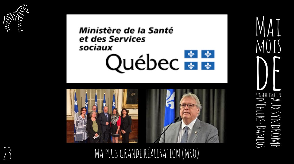 Mai, mois de sensibilisation aux syndrome d’Ehlers-Danlos (SED) #myEDSchallenge  

Jour 23: Ma plus grande réalisation