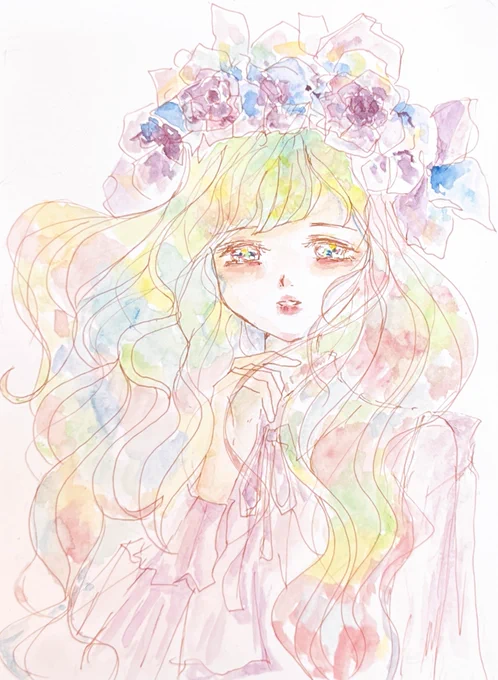 花はどのように咲くかは気にしない。花はただ開いて光に向かい、それが彼らを美しくさせる。
-Jim Carrey-

#イラスト #透明水彩 #アナログイラスト #art #illustration #watercolor 