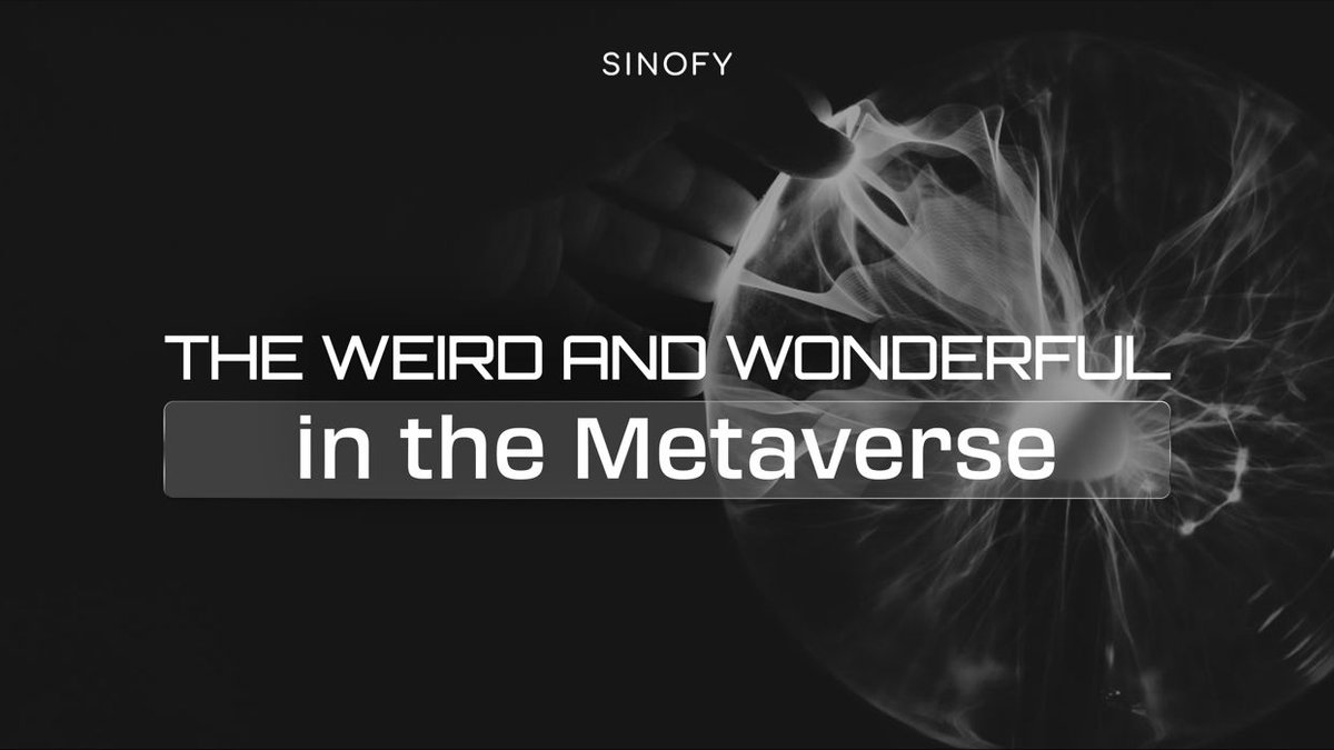 sinofy_group's tweet photo. Have you ever thought of creating a hologram twin, had the desire to feel “virtual” pain, kiss someone over the internet or hold a virtual wedding?!

Here’s some of the weird and perhaps wonderful innovations taking place in the Metaverse: https://t.co/liMgm1Cyth

#Metaverse https://t.co/Ce1otREImH