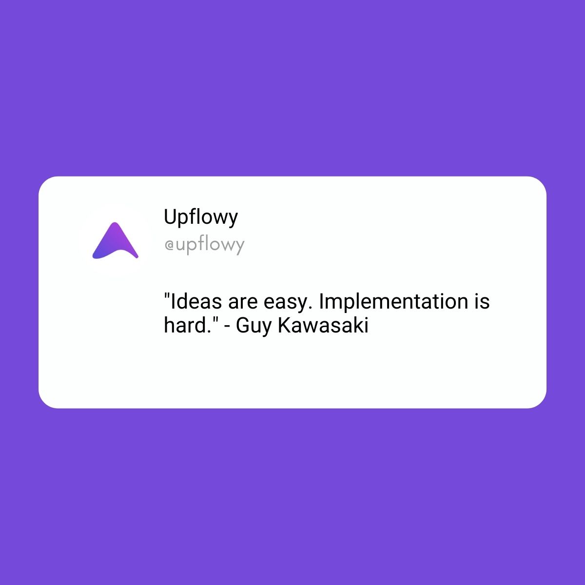 upflowy's tweet photo. Gotta do what we gotta do. Keep pushing. 💜

----
Make easy signup flows for your website:https://t.co/35XSizOEE1 https://t.co/BKVhFGZM7z