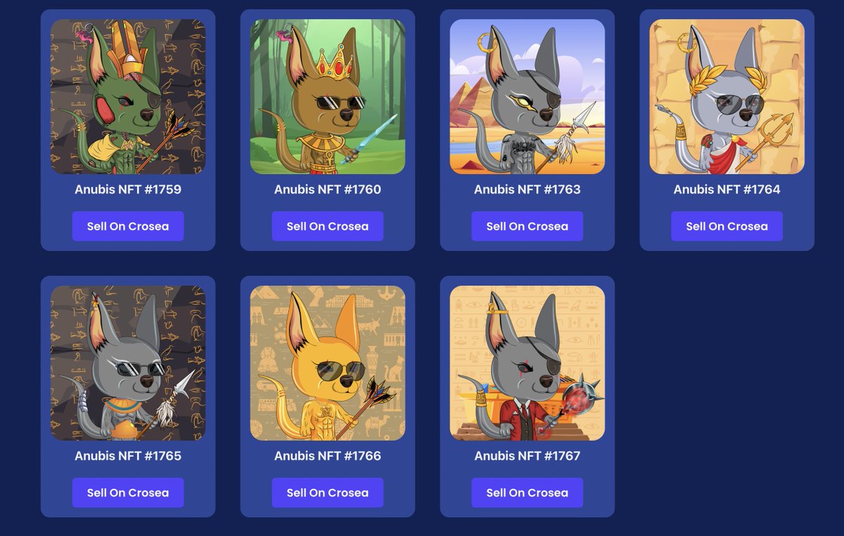 Just got 7 of these sweet Anubis <a href="/Lil_Anubis_nft/">LIL ANUBIS | CRONOS | SOLDOUT</a> and whats more they are already working for me in staking <a href="/CronosBay/">CronosBay</a> AND I still have a chance to win 300 CROs in the below giveaway🤯 What can you want more?!