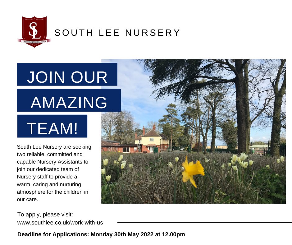 South Lee School on Twitter "👉 Looking for a rewarding and exciting