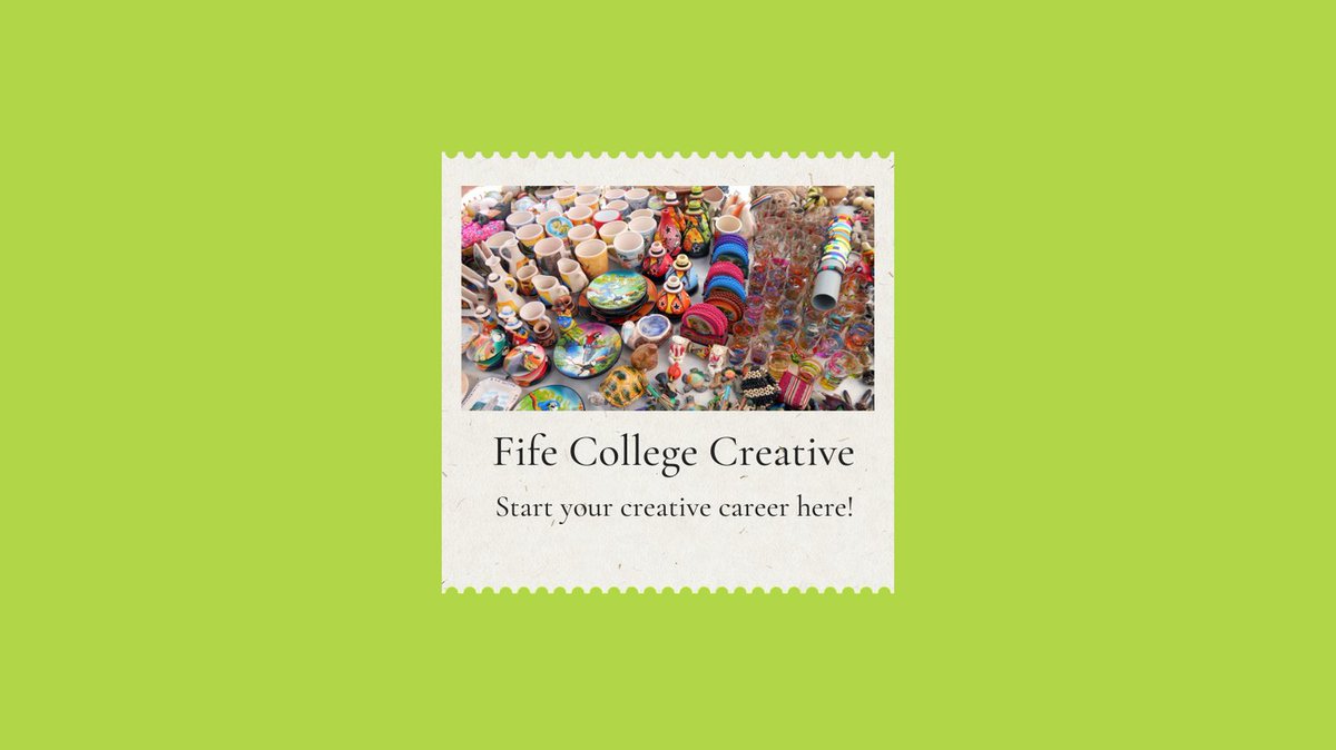 fifecreative1's tweet photo. Applications are now open for all Fife College creative subjects for 2022/23!

https://t.co/FXclAH0ken

#fifecollegecreative #nowrongpath https://t.co/VyGKqiiULj