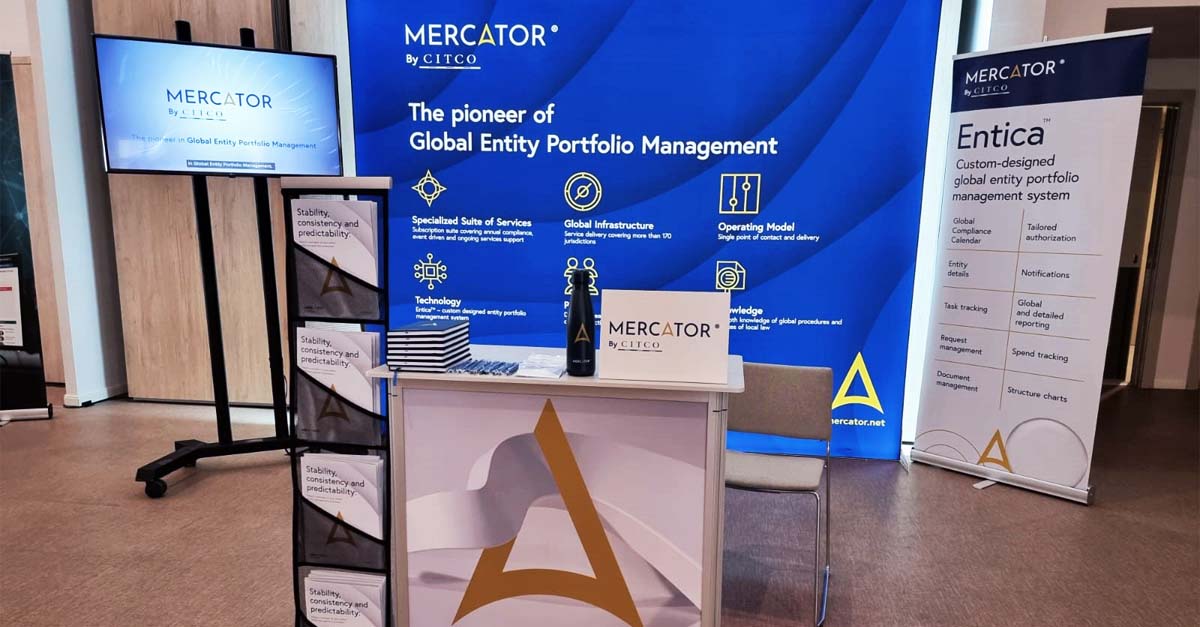 MercatorbyCitco's tweet photo. We’re attending @ACCEurope 2022 this week! Visit us at table 26 to share inspiring ideas on #legaltech and learn how Mercator can support your #entitymanagement needs. See you there!

#ACCEurope2022 #legalops #legalinnovation #GEPM #inhousecounsel #corporatecounsel https://t.co/SuradETf5Q