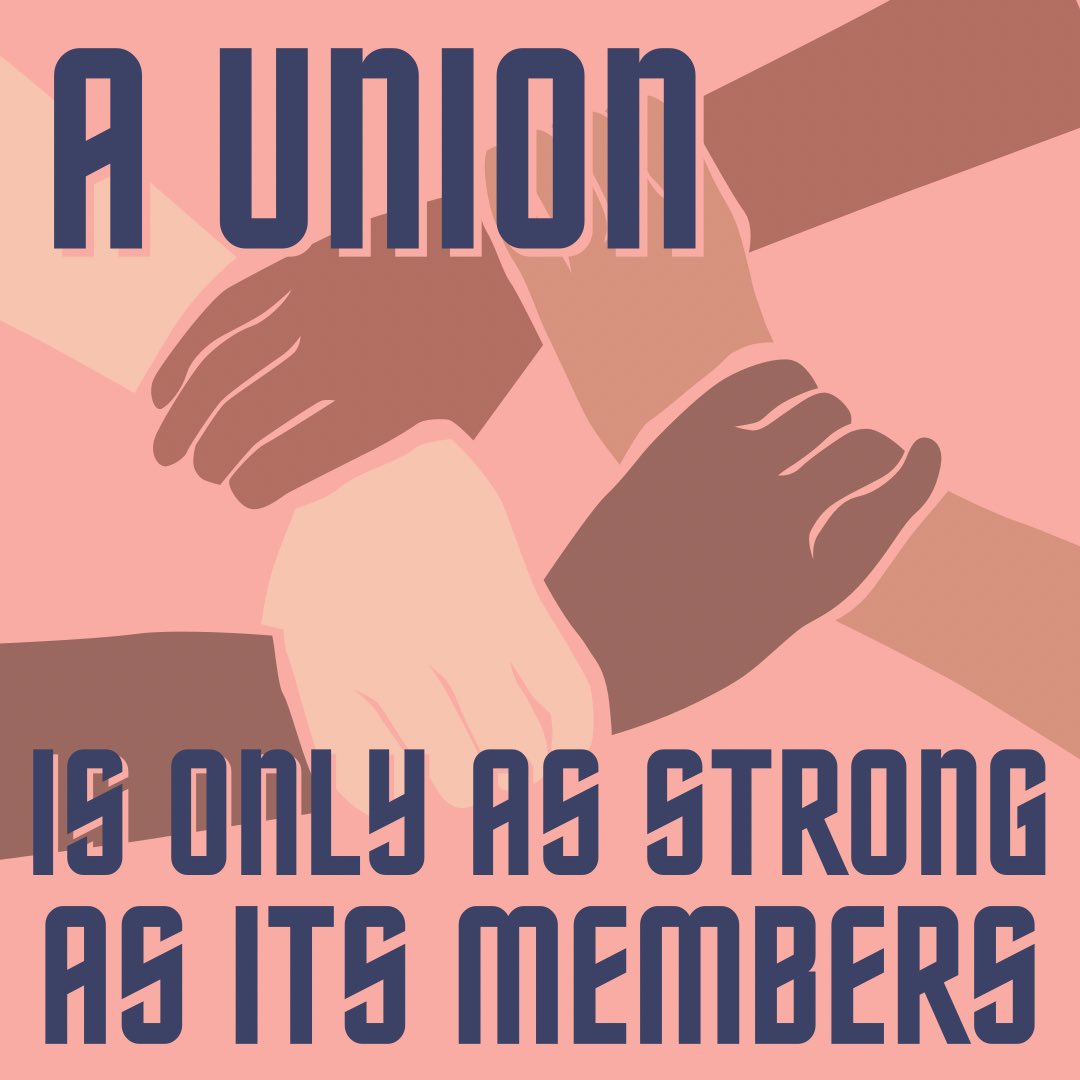 CentralLaborNYC's tweet photo. A reminder to get involved, stay involved, and make your union strong. https://t.co/Pv307m8Tw5