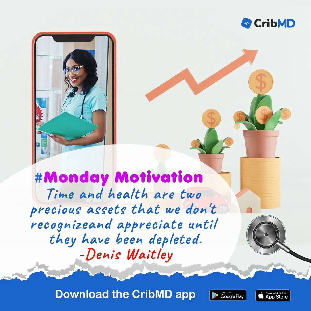 crib_md's tweet photo. Time and health are two precious assets that we don't recognizeand appreciate until they have been depleted.
-Denis Waitley
#motivation #getfit #exerise #crbmd #quotes #onlinedoctorsng #onlineclinic #doctorsinnigeria #healthcare #health #doctorsinlagos #cribmdapp https://t.co/KFwD1m7t58