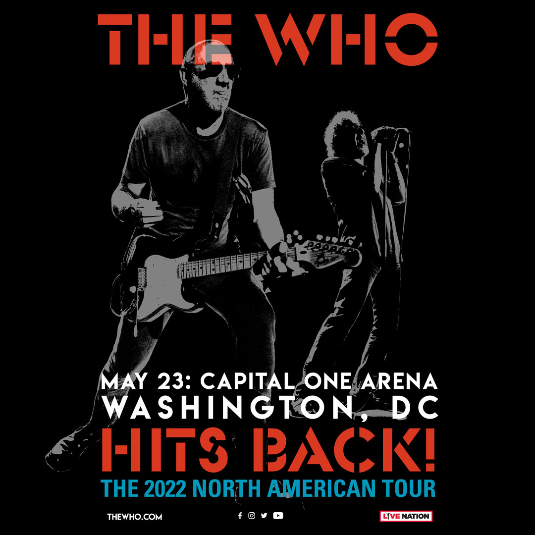 The last week of the first leg of The Who Hits Back! tour and tonight we're <a href="/CapitalOneArena/">Capital One Arena</a> in Washington, DC with our special guest the fabulous <a href="/amythystkiah/">Amythyst Kiah</a> and her band. See you later!