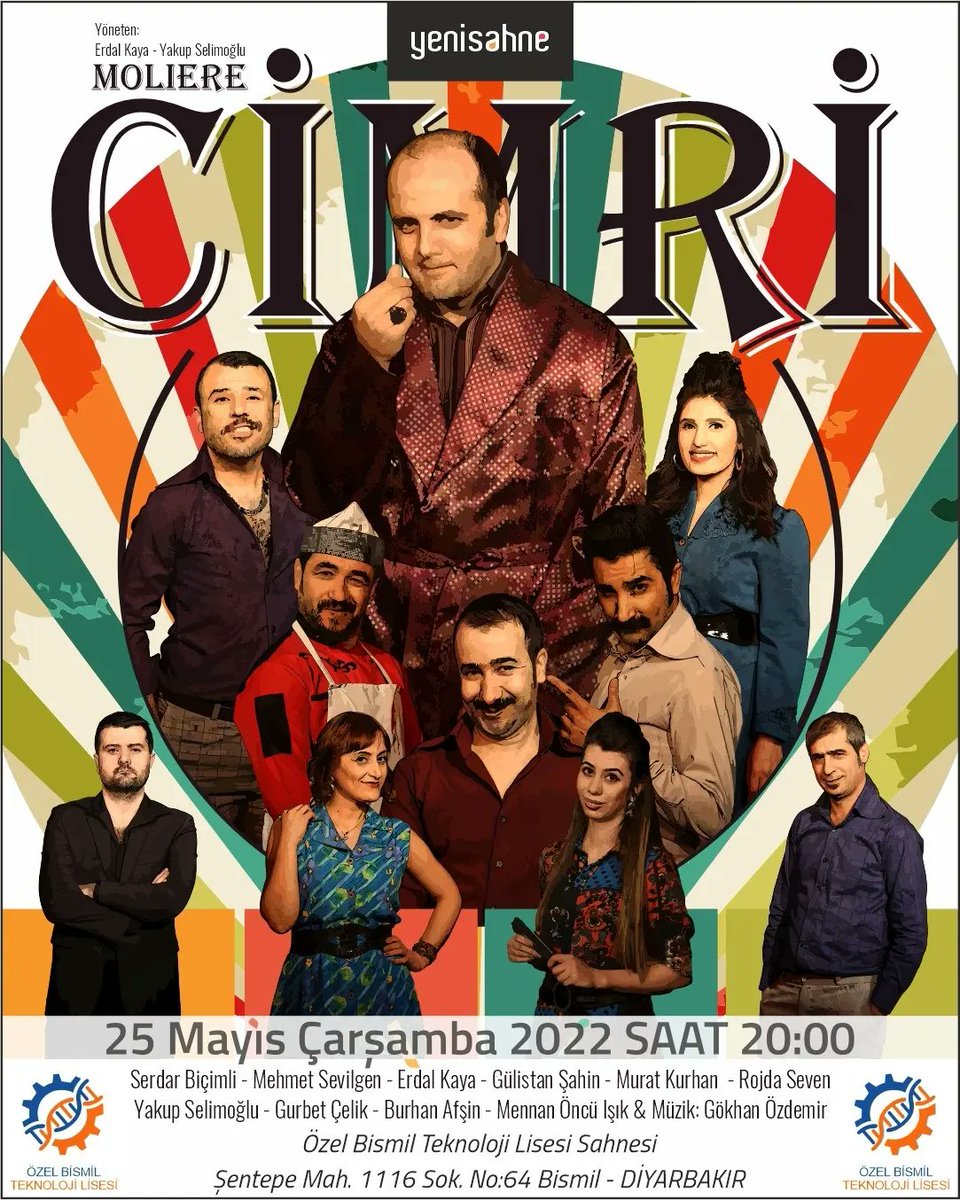 batmanyenisahne's tweet photo. 📌CİMRİ - Özel Bismil Teknoloji Lisesi Özel Gösterimi
📆 25 Mayıs | Gulan Çarşamba
🕢 20.00
📍 Özel Bismil Teknoloji Lisesi 
☎️0545 234 04 66

Not: Oyunumuz Özel Bismil Teknoloji Lisesi için Özel olarak oynanacaktır
@erdal1kaya @yakup_selimogl
#yenisahne #batmanyenisahne #cimri https://t.co/ahT4ADntRa