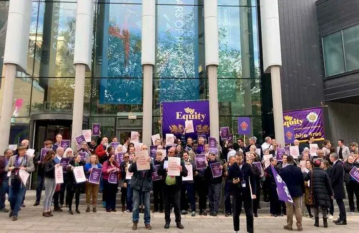 More than 1,800 people have signed a petition calling on Phoenix Dance Theatre to reverse a decision to lay-off dancers, as an <a href="/EquityUK/">Equity</a> demonstration against the move was held outside its headquarters in Leeds bit.ly/3sRfURA