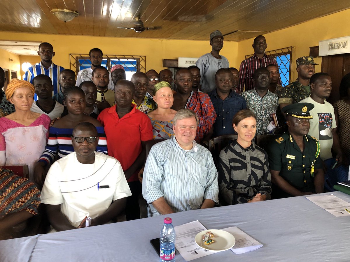 DKAmbGhana's tweet photo. NATIONAL PEACE COUNCIL DIALOGUE ON TERRORISM &amp; VIOLENT EXTREMISM
Increased attention in 🇬🇭 to threat of terrorism. Today joined awareness workshop org ⁦⁦@PeaceCouncilGh⁩ (supported by 🇩🇰 since 2016) on border to Côte d’Ivoire - constructive and interactive discussion. https://t.co/9fcy36y7II