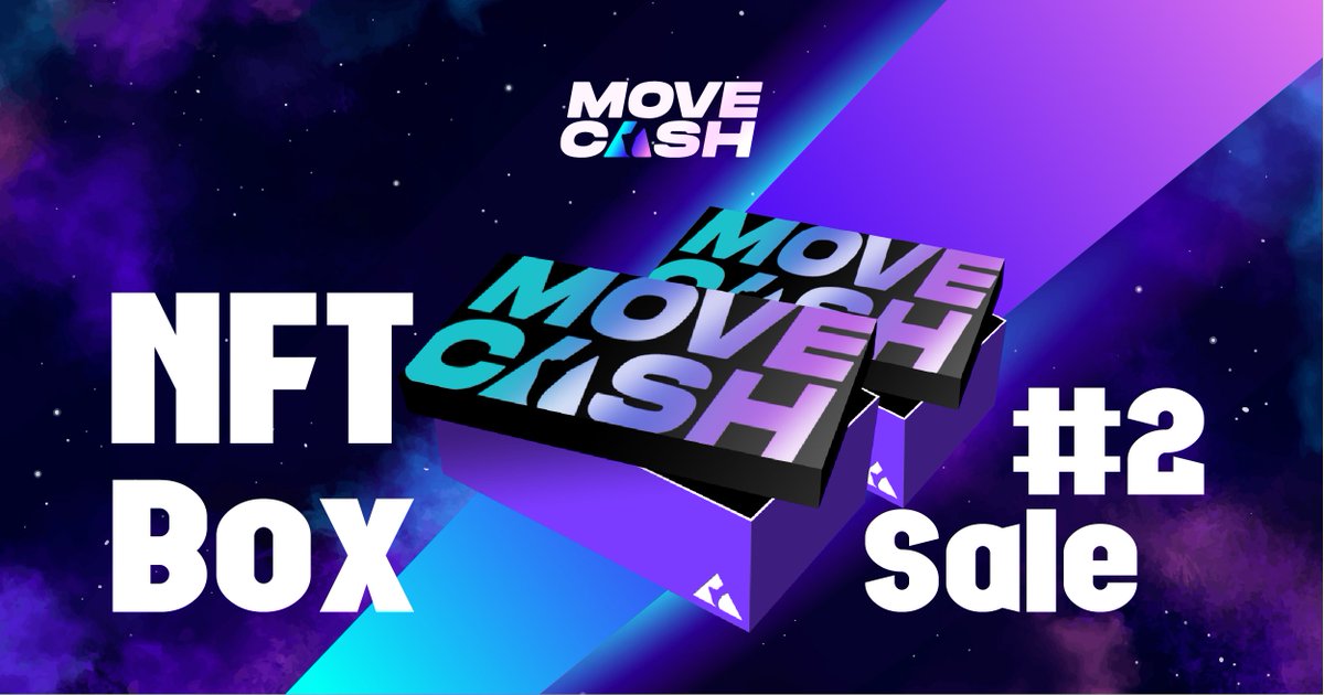 💫 #MOVECASH - NFT BOX SALE SECOND BATCH AT 2 PM (UTC), TODAY - Box name: Fusion Box - Quantity: 1200 boxes - Rare Ratio: Common - 65%, Epic - 25%, Mythical - 10% - The ratio of the Run/Train/Hype box is: 60%/30%/10% respectively - Price: 5000 $MCA #MCA #Move2Earn #MoveToEarn