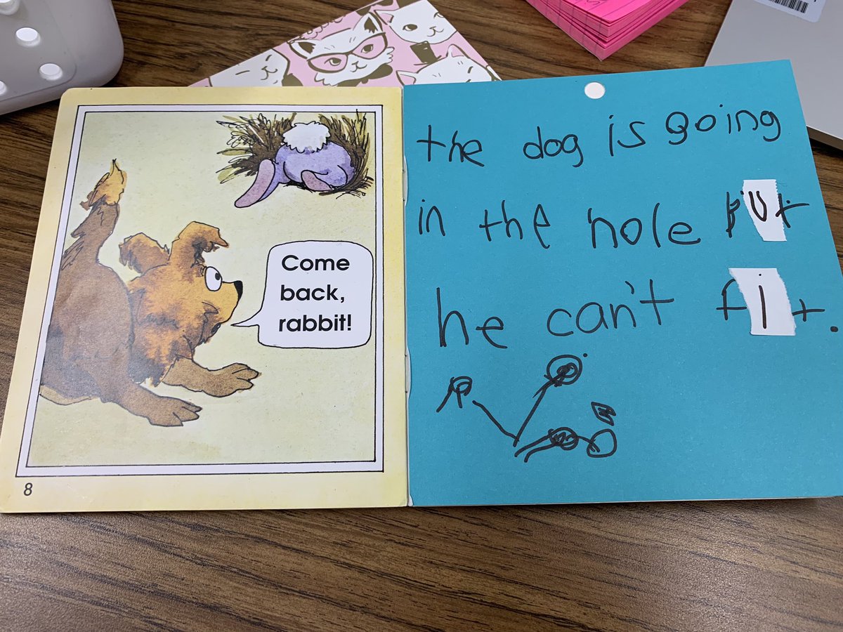 lbreadingrecov's tweet photo. Adding endings to books. #roaming #followthechild #readingrecoveryworks #provepossible #rrcna #proudtobelbusd #mrshull https://t.co/ITbzg8Da2m