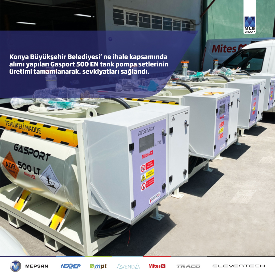 Konya Büyükşehir Belediyesi'ne ihale kapsamında alımı yapılan Gasport 500 EN tank pompa setlerinin üretimi tamamlanarak, sevkiyatları sağlandı.

Haberin devamı için:
mites.com.tr/2022/05/20/kon…

#mites #mlbgroup #akaryakıt #otomasyon