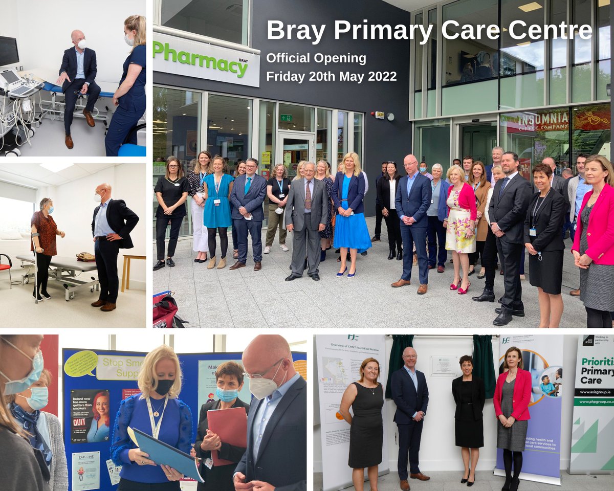 Ch6East's tweet photo. On Friday we welcomed @DonnellyStephen and @AnneOConnorhse to the official openings of the Primary Care Centre and the new Integrated Care Hub in Bray.

Read more about Enhanced Community Care here: https://t.co/iznLmTyPNc and stay tuned for more #ECCBitesize updates this week! https://t.co/llsG7T72QM