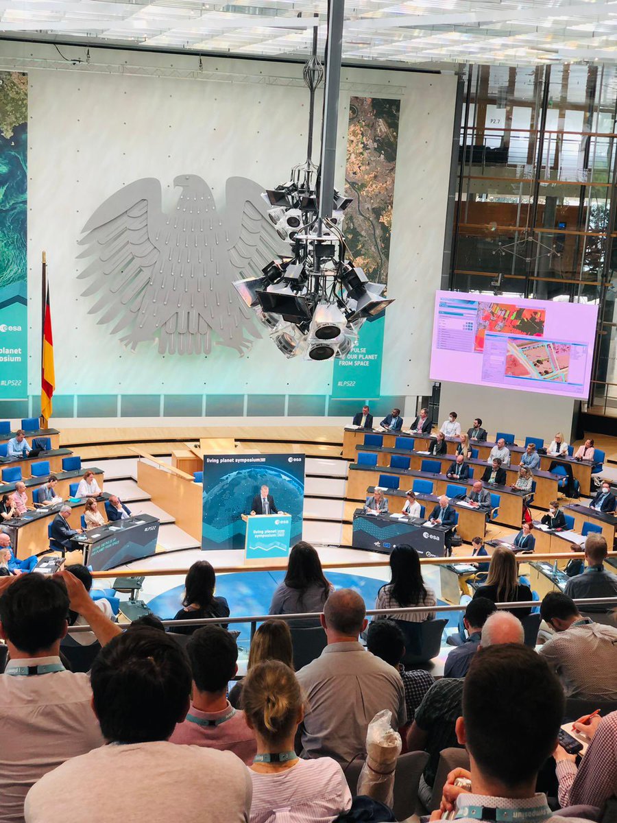 spareeth's tweet photo. The plenary session of Loving planet symposium #LPS22, in Bonn Germany. Happened to be the old parliament of West Germany. Fabulous program lined up this week. https://t.co/K8IutdJx4W