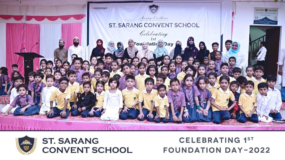 AlehsanMedia's tweet photo. Foundation Day St. Sarang Convent School - 22 May 2022
#foundationday #stsarang #conventschool #saiyedsarawan #school https://t.co/XUJjmlO7RE