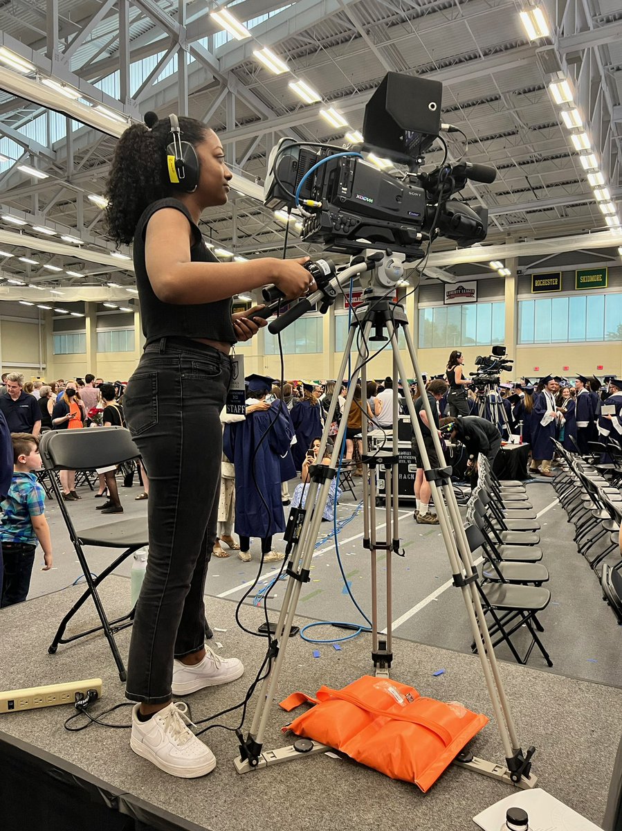 Congratulations to the class of 2022 <a href="/IthacaCollege/">Ithaca College</a> and to the <a href="/ithacatvdm/">IC TVDM Program</a> students, staff and faculty that make the livestream Production possible! It’s a GREAT DAY to be a BOMBER! #icgrads #ithacacollege <a href="/ICParkSchool/">Park School</a>
