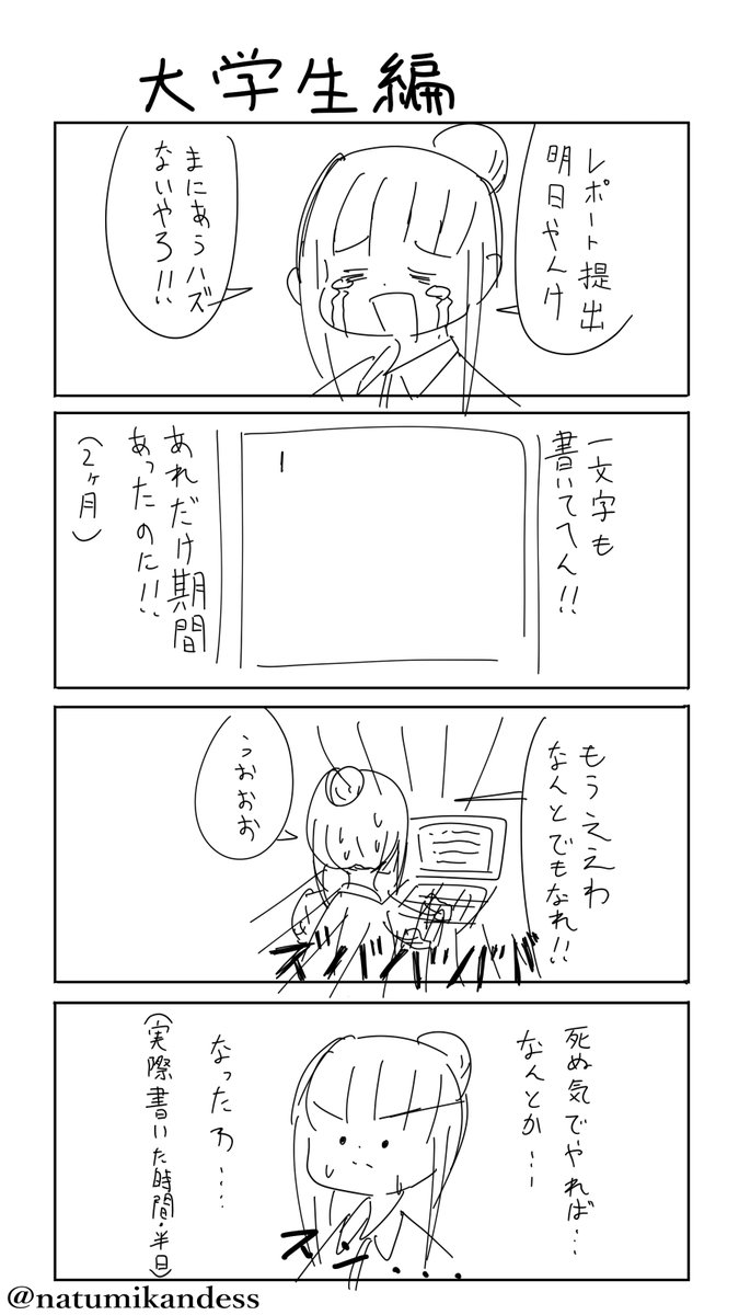 漫画を描く方法?
本当にこんなんやからタネも仕掛けもないよ 