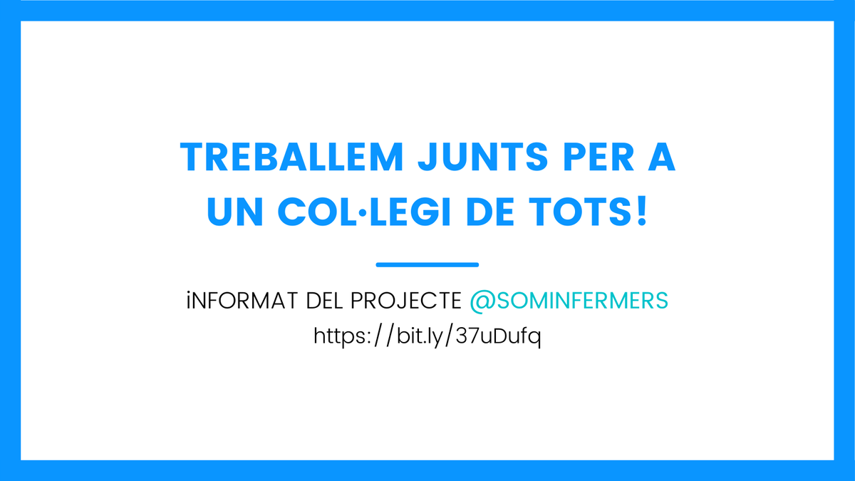 SomInfermers's tweet photo. El dia 8 el teu vot a @sominfermers afiança la lluita a favor de la @infermera per un col·legi de tots, obert, lluitador i participatiu VOTA @sominfermers Consulta el que hem fet i el que volem fer a: https://t.co/gGAXseD1vU https://t.co/SS9lByMpjS