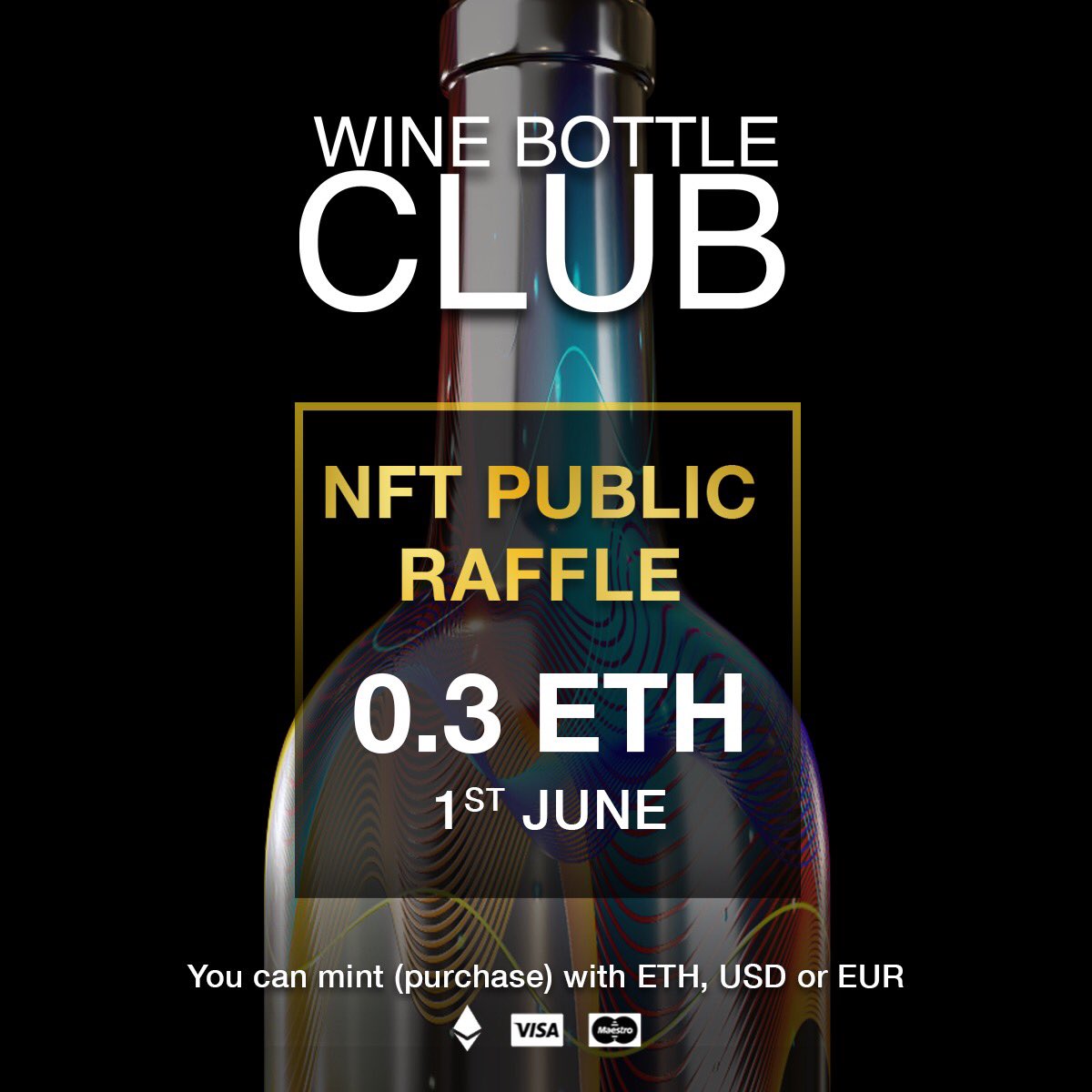 Wine Bottle Club (@winebottleclub) on Twitter photo #Mint your <a href="/WineBottleClub/">Wine Bottle Club</a> #NFT on 1st June for 0.3 #ETH! 🍷🍇
1 NFT = 1 Physical Bottle + 1 Club Membership with exclusive benefits 👀🔥
Are you ready to join the revolution of #wine industry?
👉 discord.gg/winebottleclub #Mint your <a href="/WineBottleClub/">Wine Bottle Club</a> #NFT on 1st June for 0.3 #ETH! 🍷🍇
1 NFT = 1 Physical Bottle + 1 Club Membership with exclusive benefits 👀🔥
Are you ready to join the revolution of #wine industry?
👉 discord.gg/winebottleclub